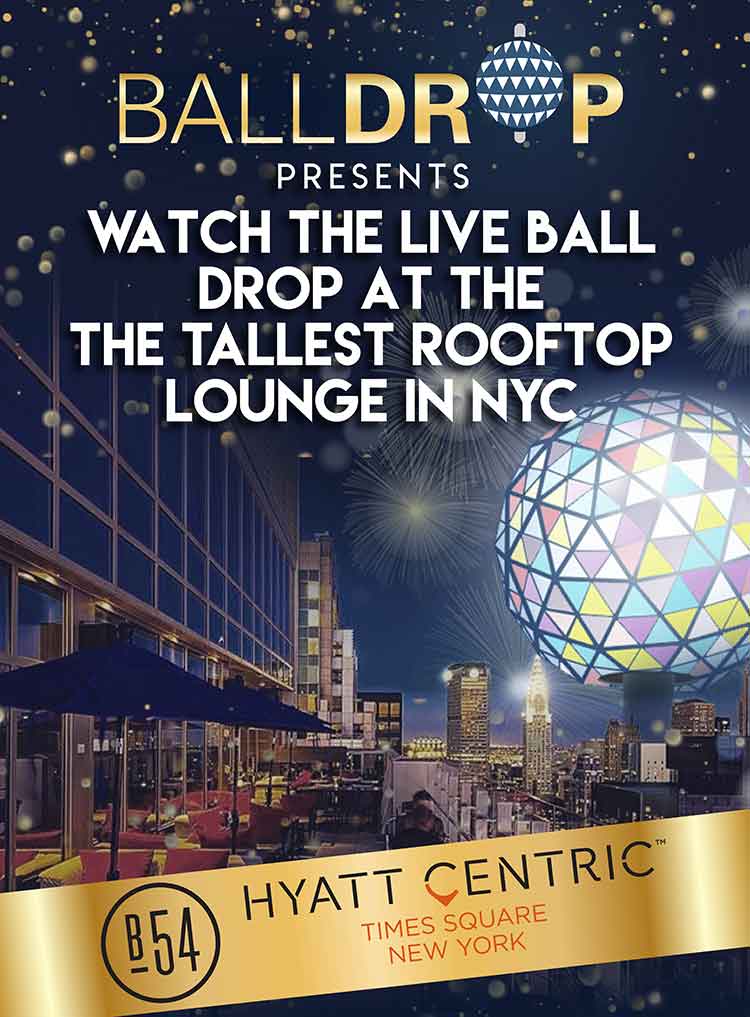 Times Square New Years Eve at Hyatt Centric Times Square NYC New