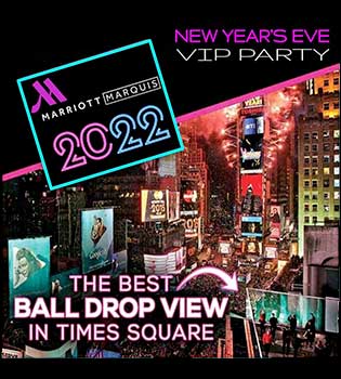Marriott Marquis Times Square New Years Eve 2022