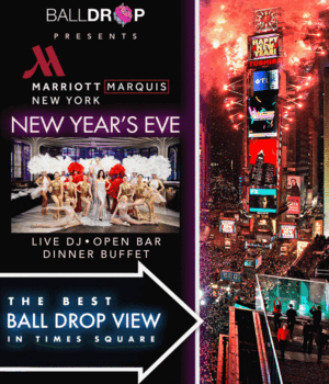 Marriott Marquis Times Square New Year's Eve 2026 Event