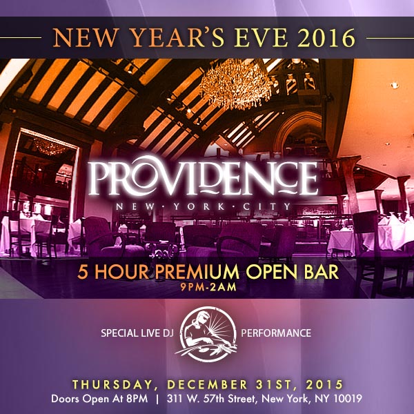 Times Square New Years Eve at Providence NYC | NYC New Years Eve 2023
