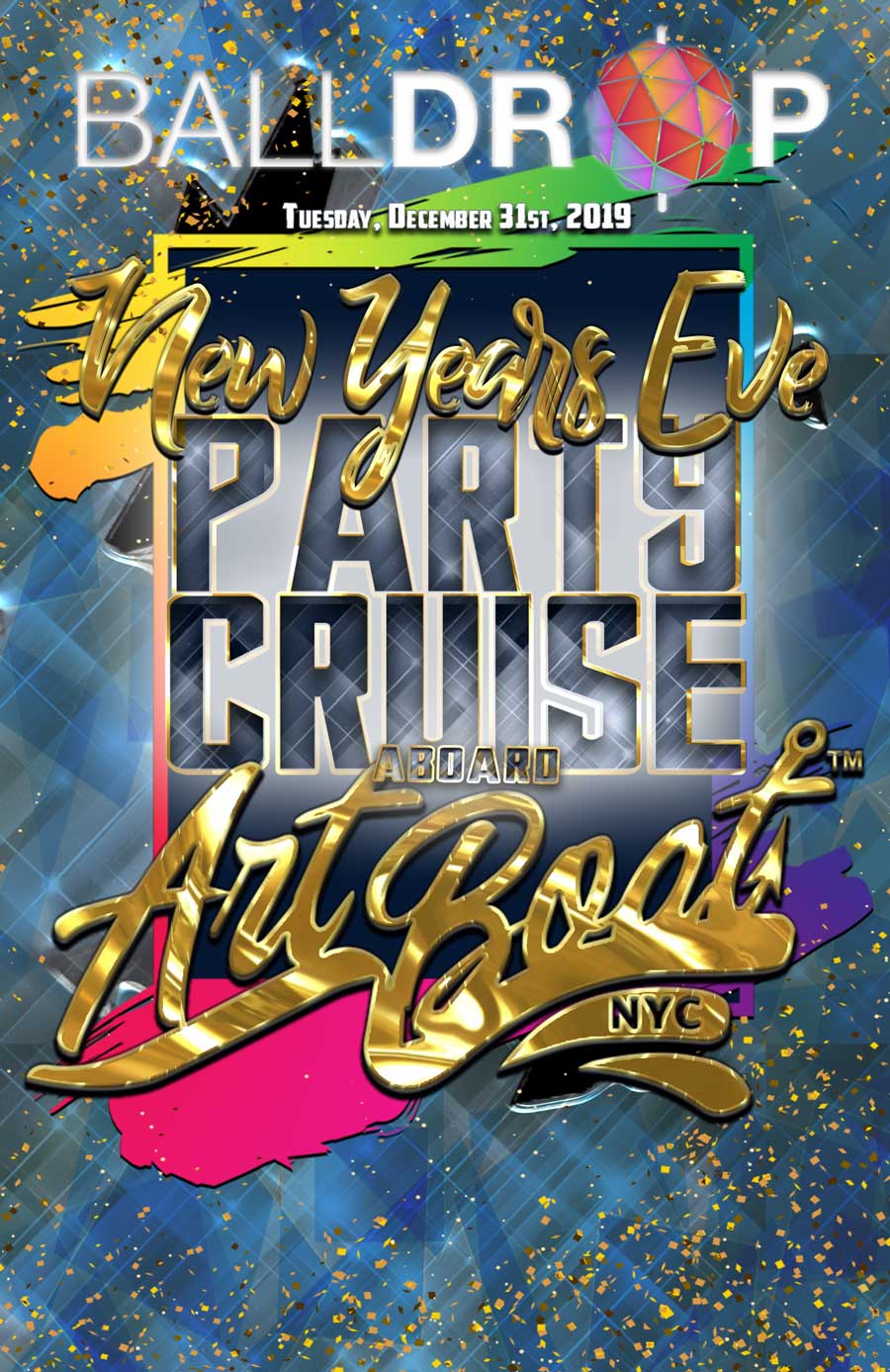 Times Square New Years Eve at Art Boat NYC | NYC New Years Eve 2023