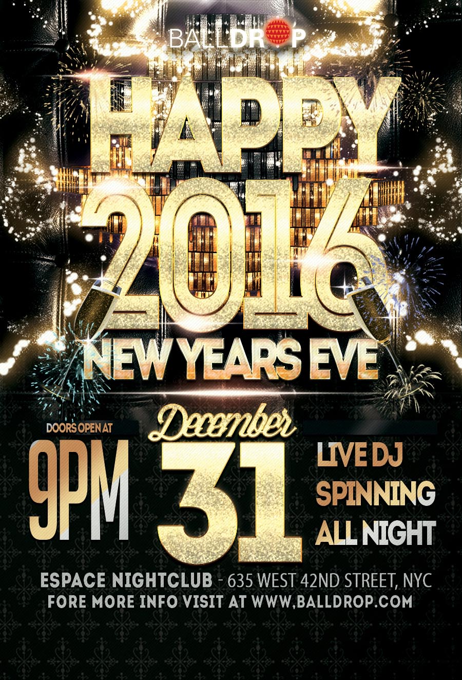 Times Square New Years Eve at Espace NYC NYC New Years Eve 2025