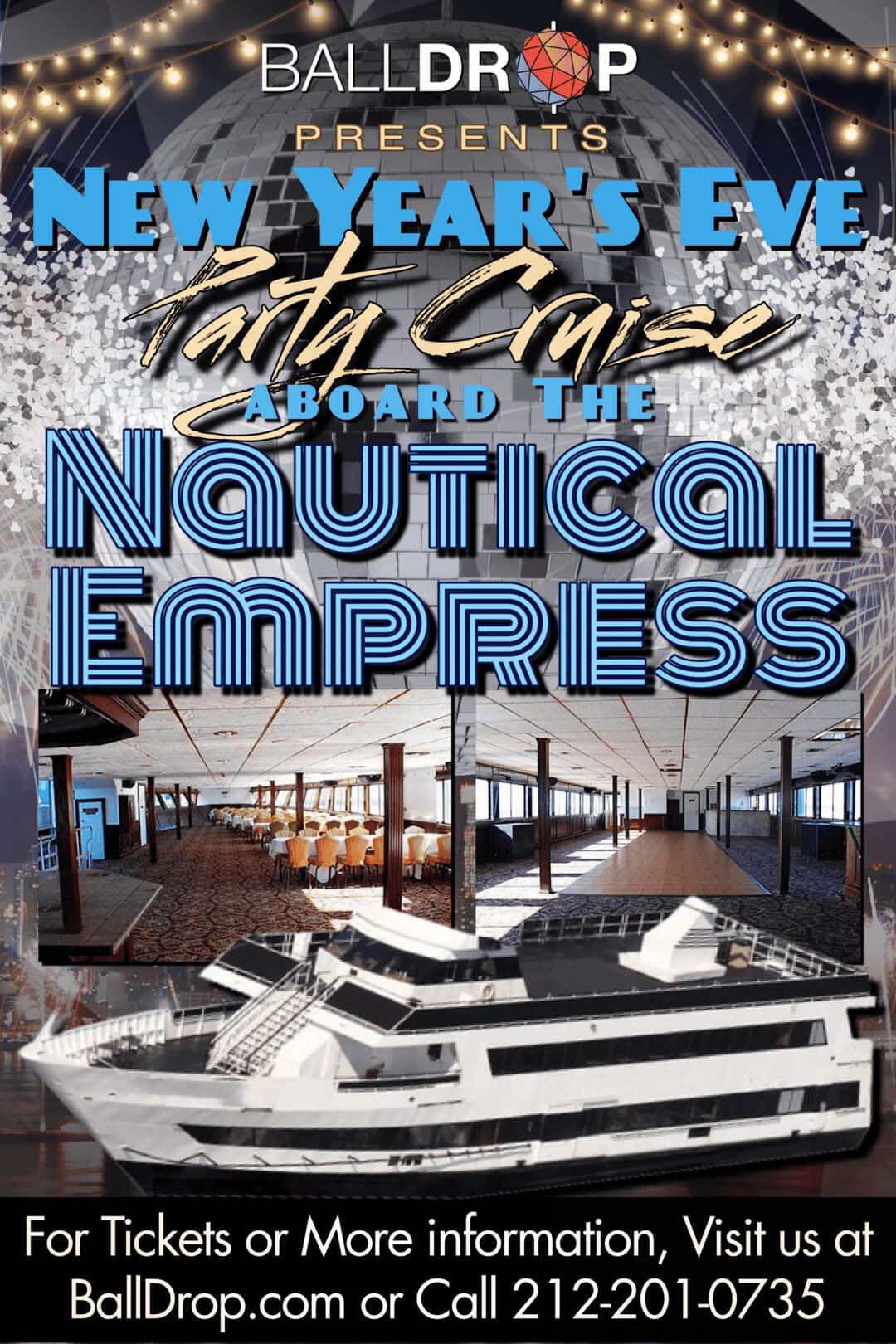 Nautical Empress Yacht NYC New Years Eve 2023