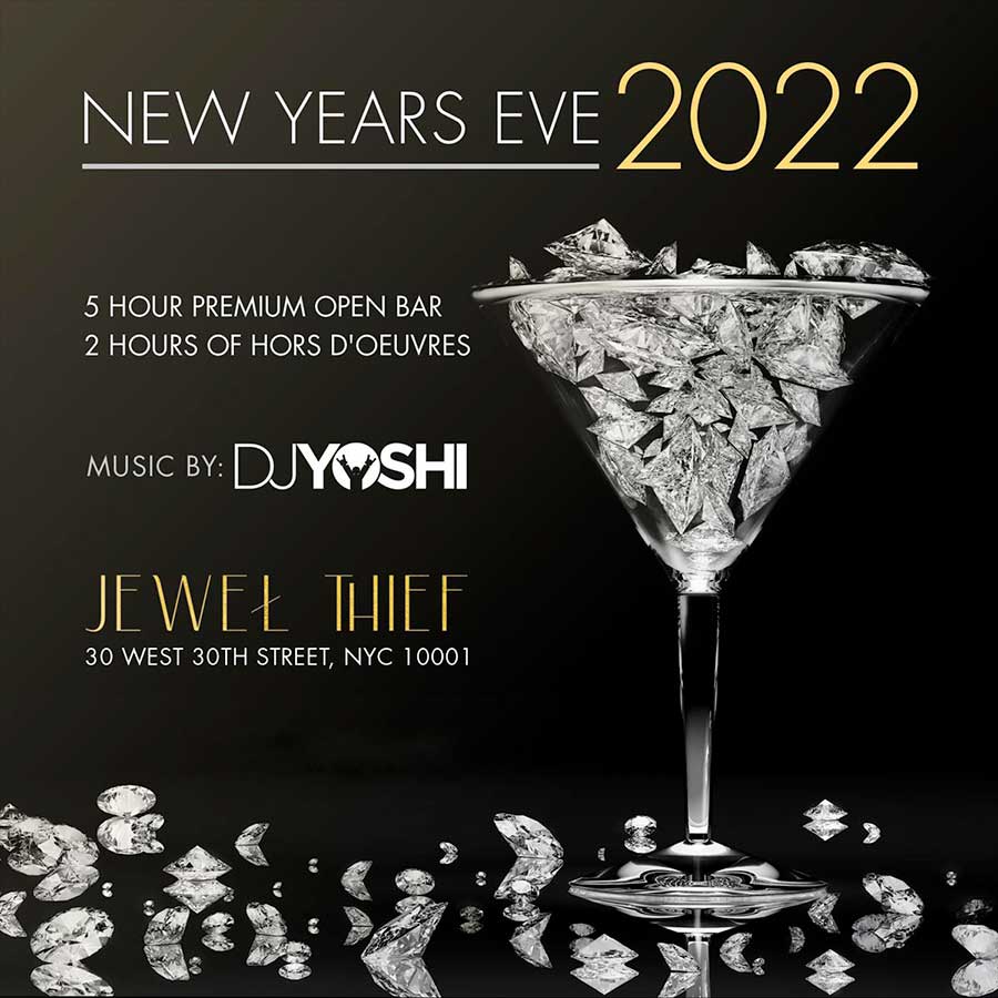 Times Square New Years Eve at Jewel Thief NYC NYC New Years Eve 2025