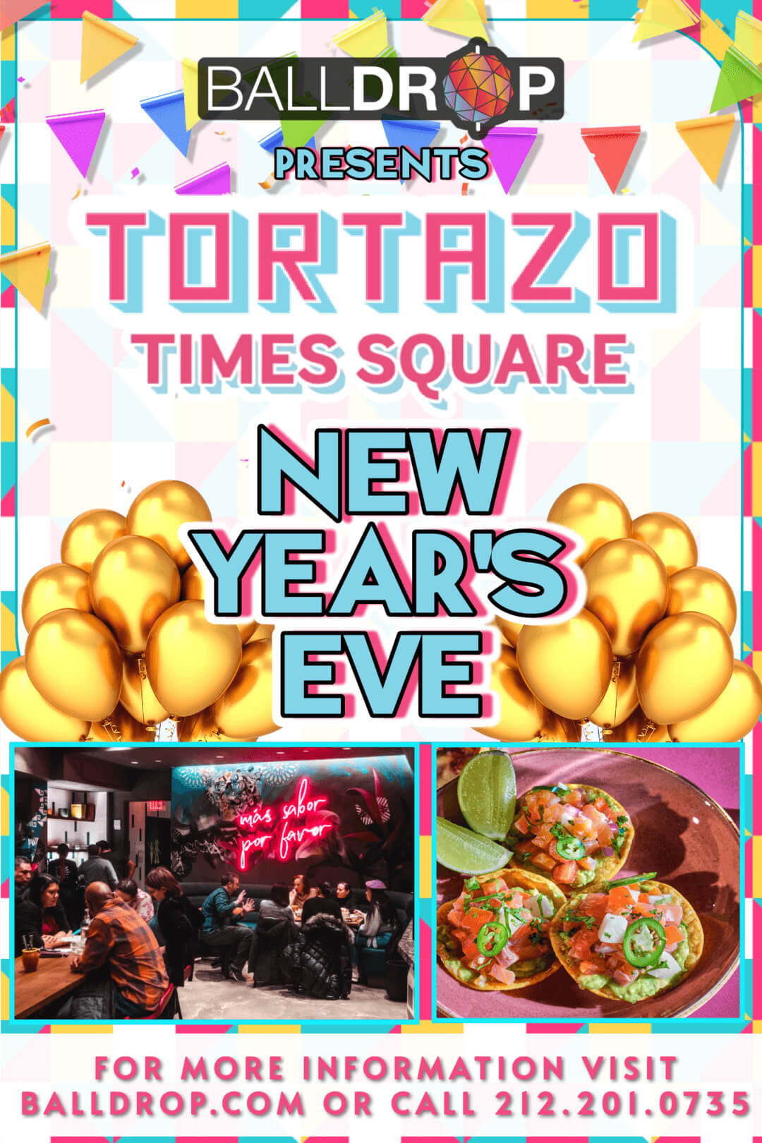 Times Square New Years Eve at Tortazo Times Square NYC New Years Eve 2025
