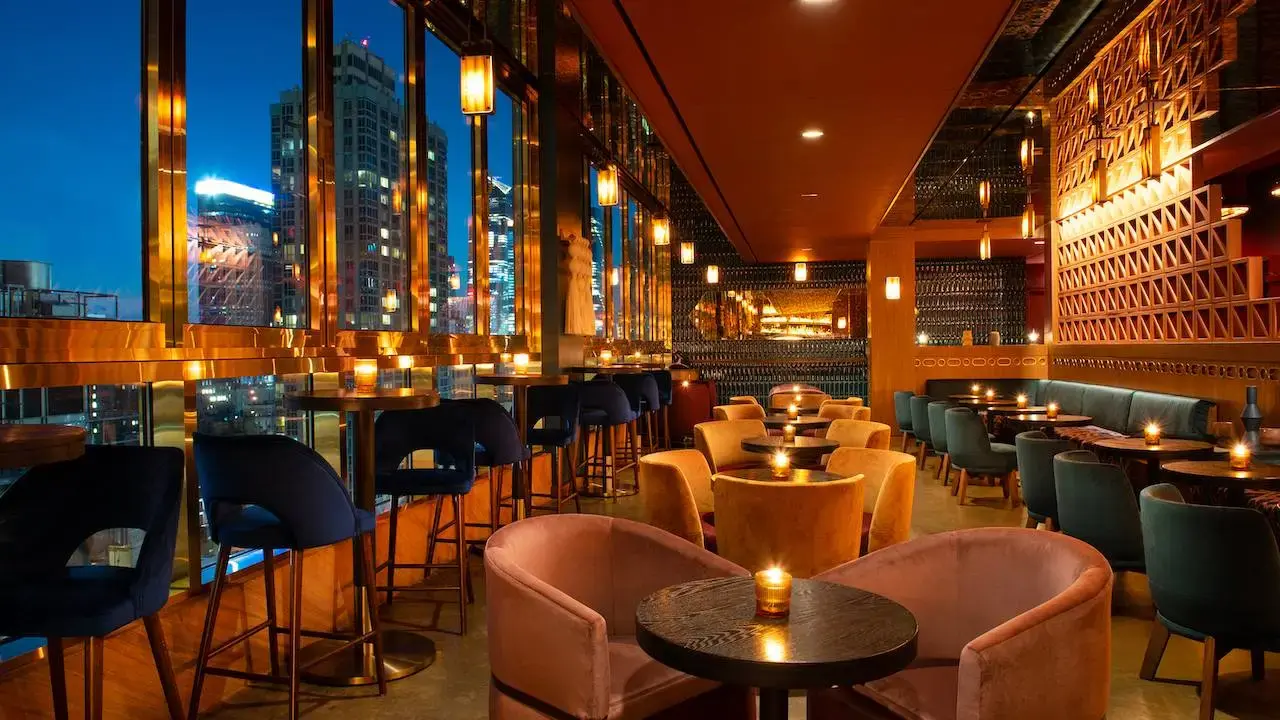 Times Square New Years Eve at Bar Cima Rooftop NYC NYC New Years