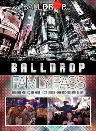 Times Square Family Pass New Years Eve 2026