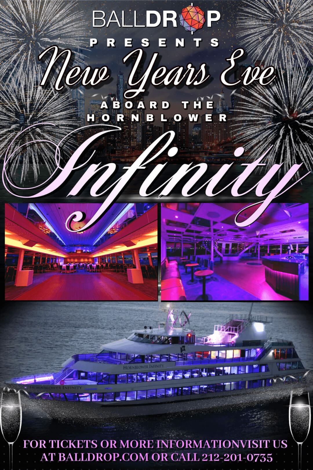 hornblower infinity yacht new years eve