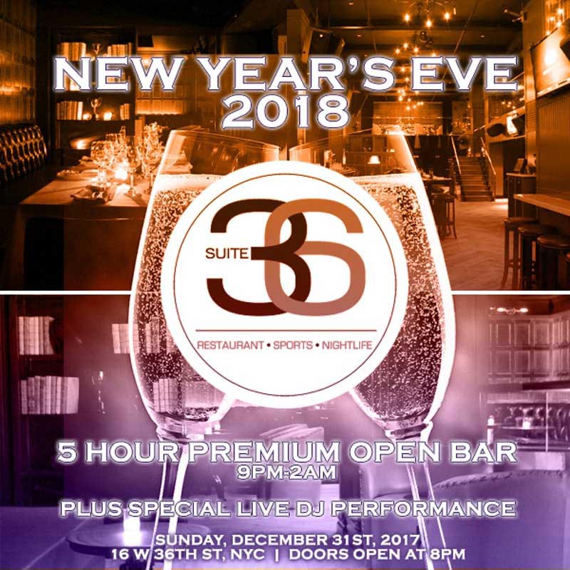 Times Square New Years Eve at Suite 36 NYC NYC New Years Eve 2025